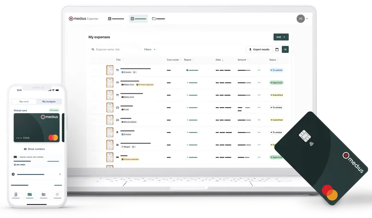 Medius Expense screen