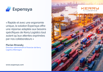 Rédactionnel du cas client Kerry Logistics