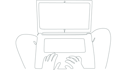 computer line art